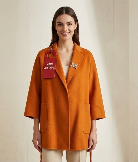 Max Mara Arona Double-Faced Virgin Wool Coat