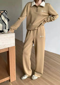 Loro Piana Long-Sleeve Polo and Pants Knit Lounge Set