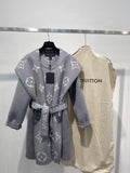 Louis Vuitton Monogram Wrap Coat