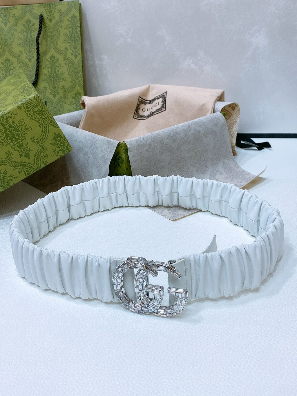 Gucci GG Marmont Elastic Belt