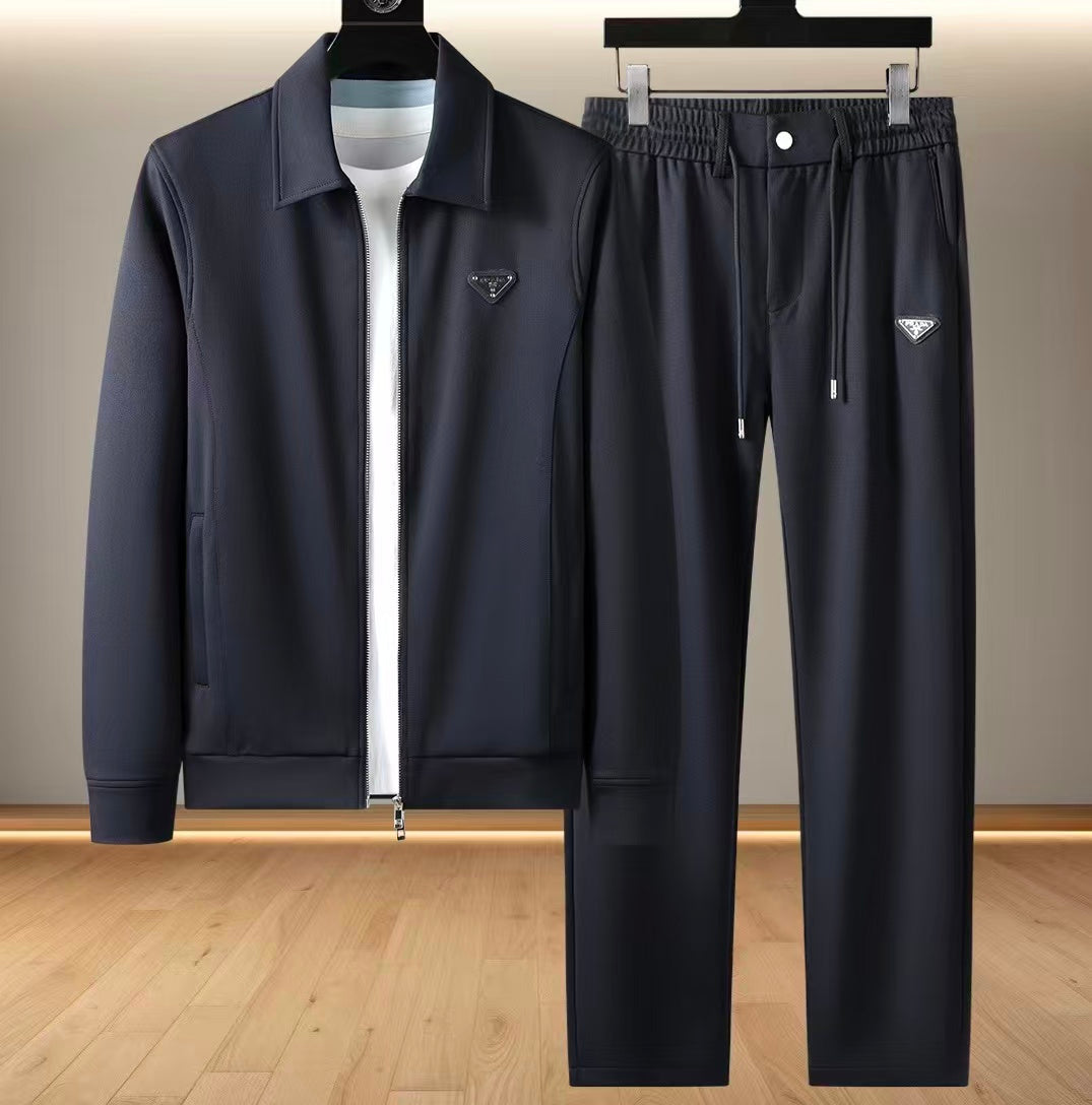 Prada Men Zip Jacket Trouser Tracksuit