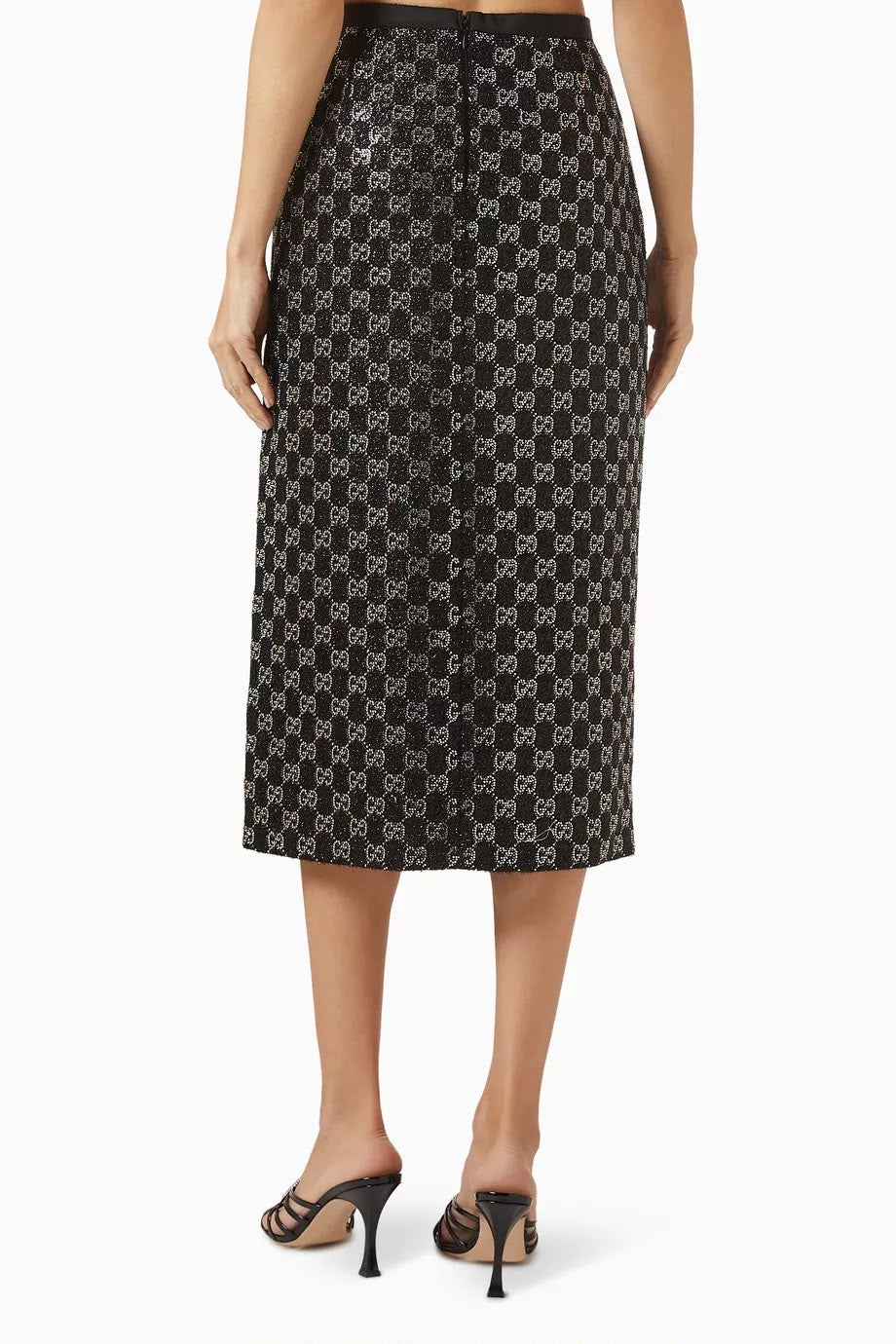 GUCCI Monogram Midi Skirt