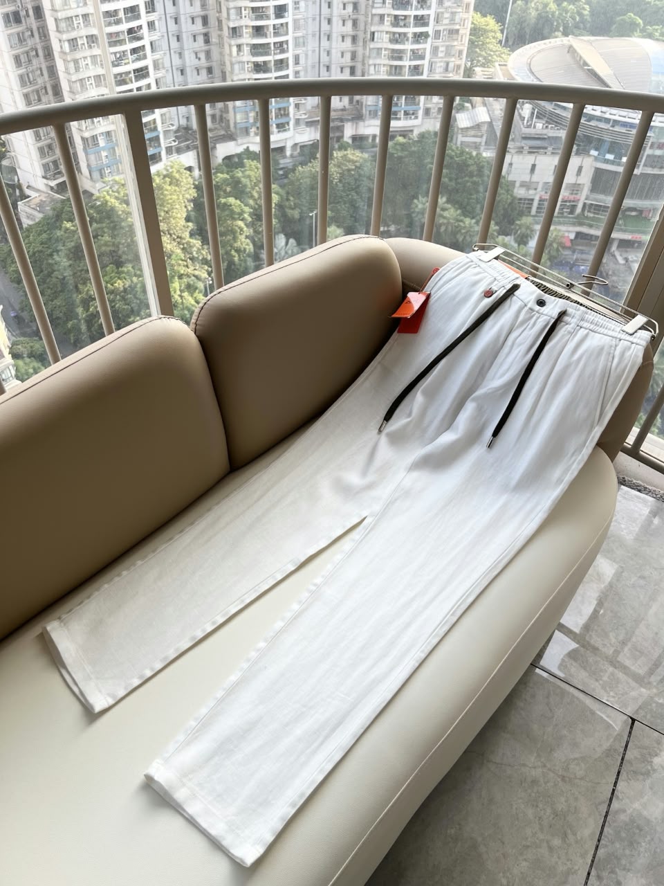 HERMES Drawstring Trousers