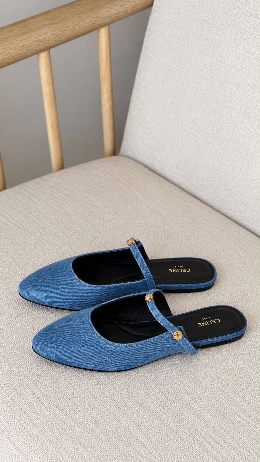 Celine Flat Mules / Slingback Flats