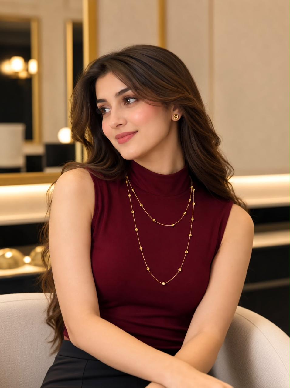 Cartier LOVE Long Necklace in Yellow Gold
