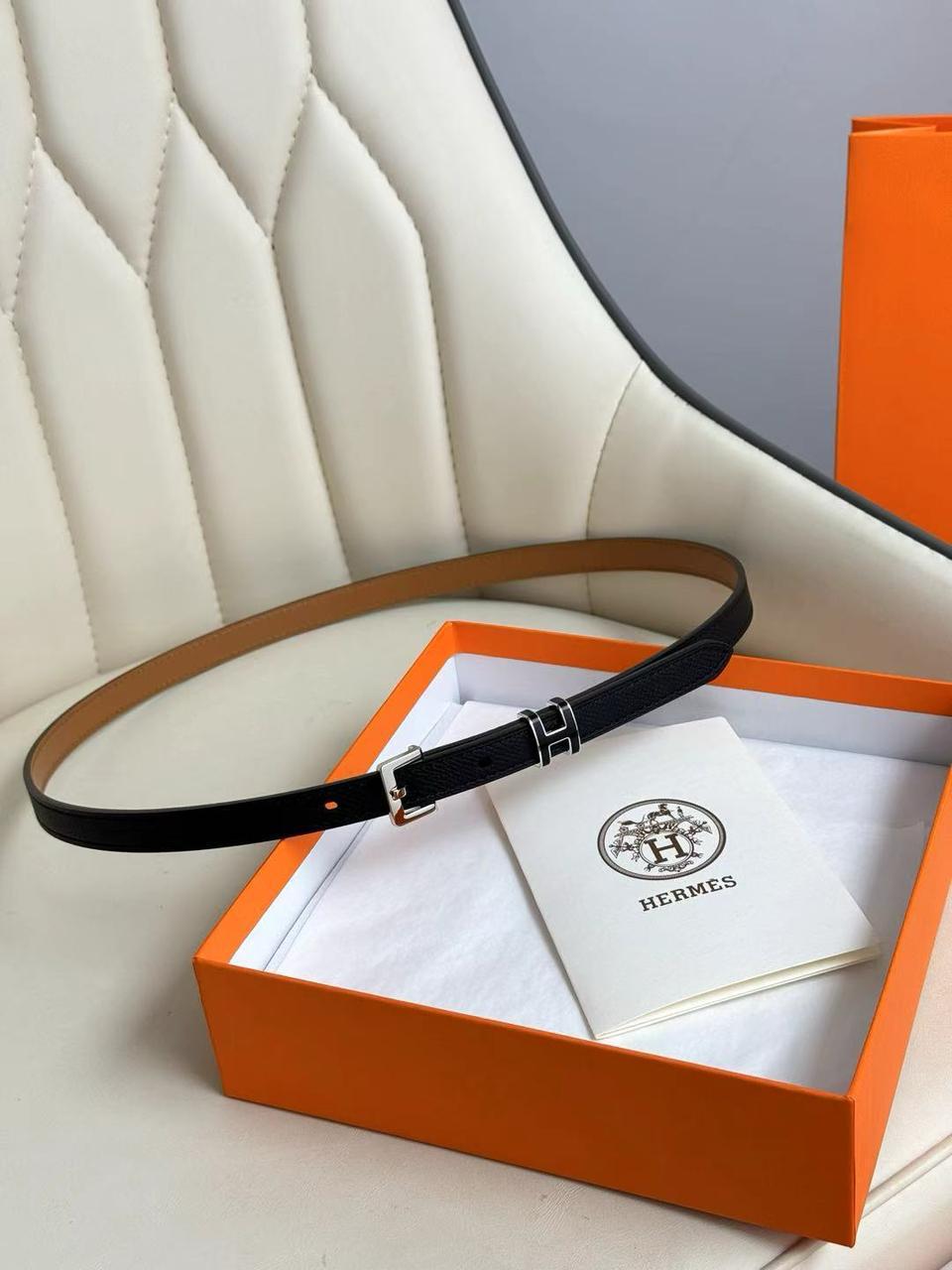 Hermès H Buckle Leather Belt