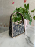 Fendi FF Logo Fabric Mini Bag