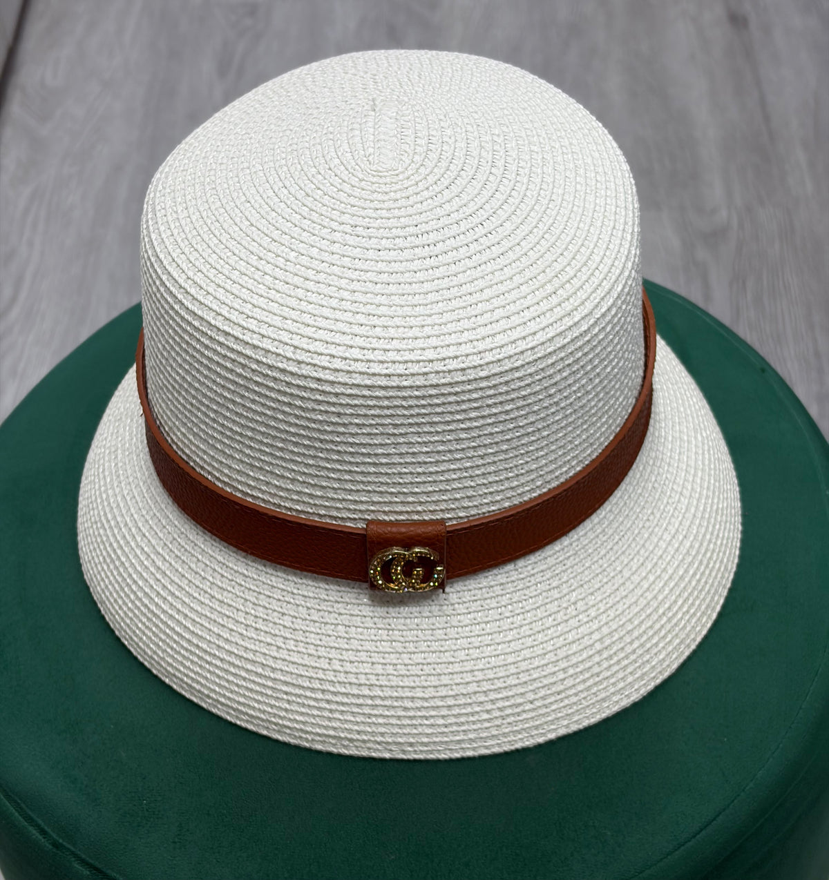 GUCCI GG Straw Hat