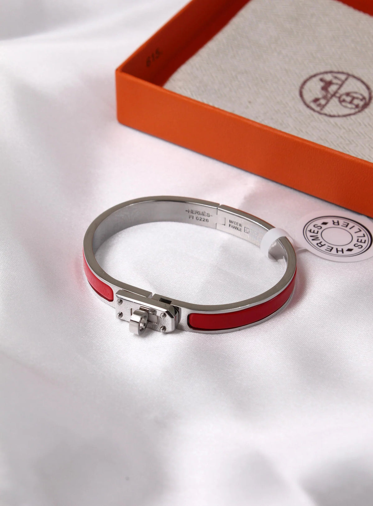 Hermes Brazalete Mini Clic Kelly (17cm)