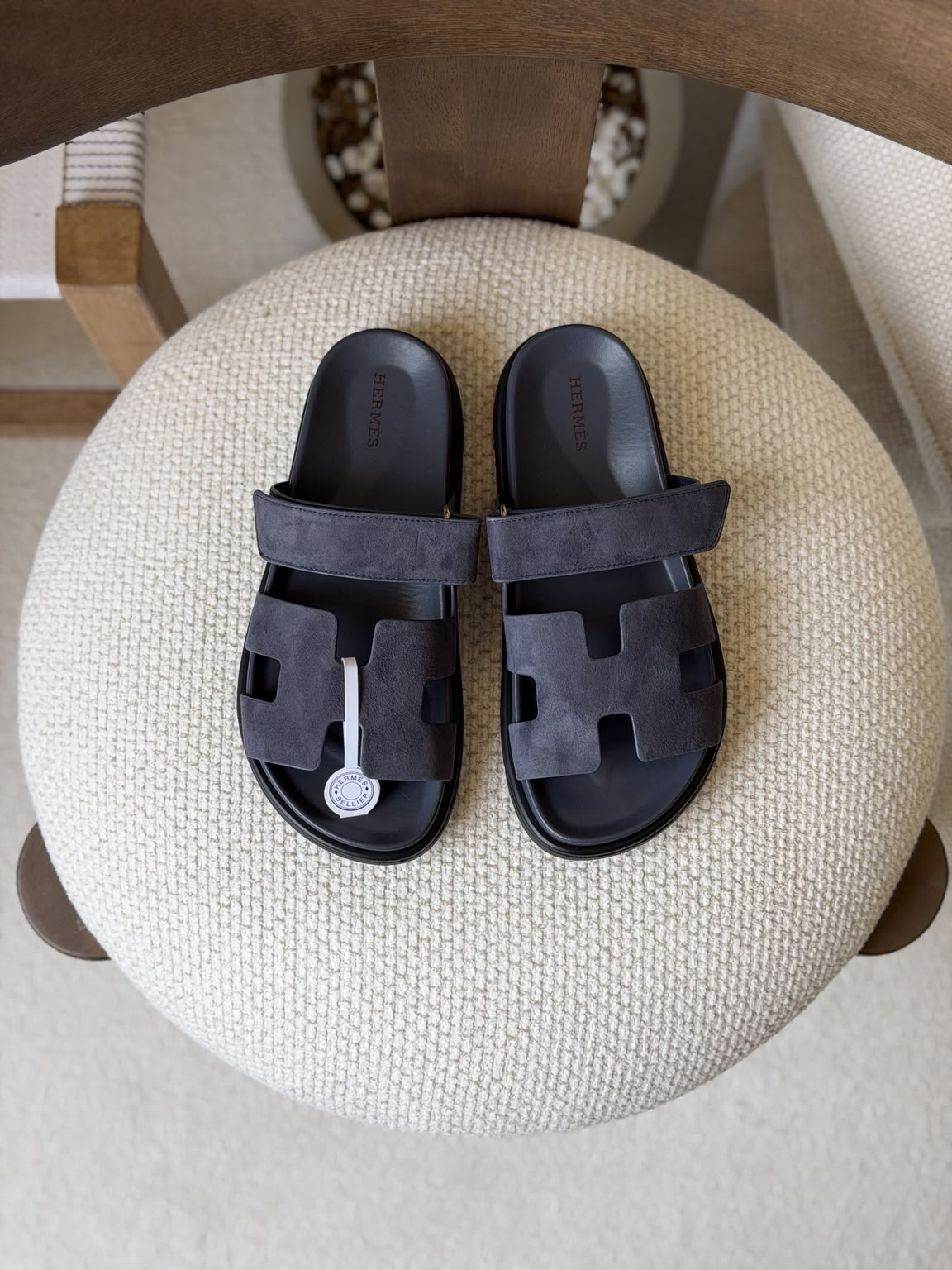 Hermès Chypre Suede Sandals