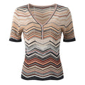 Missoni Multicolor Chevron/Zigzag Knit