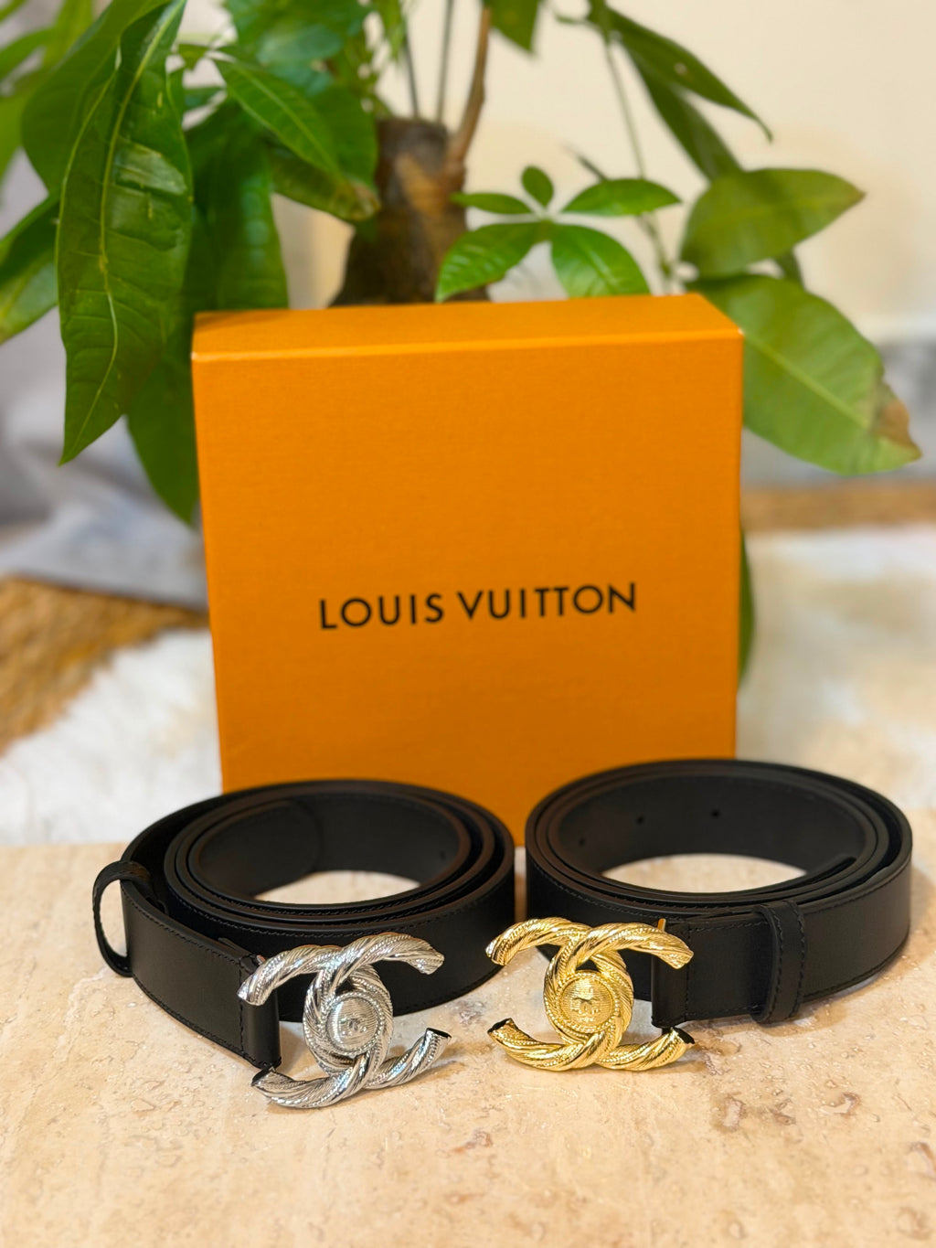 Chanel CC Logo Twist Belt