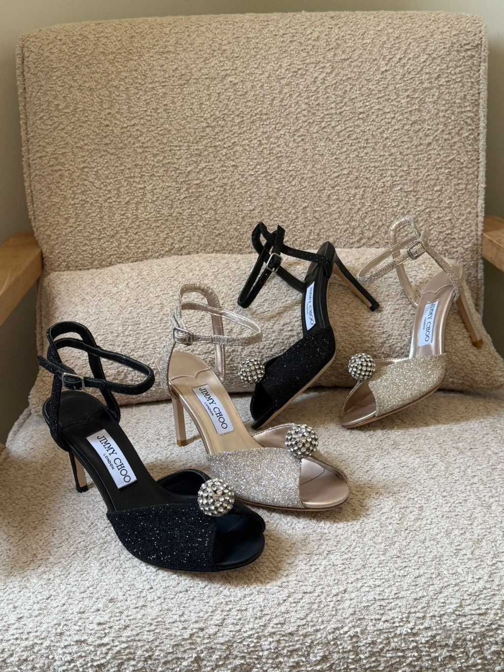 Jimmy Choo Crystal-Embellished Glitter