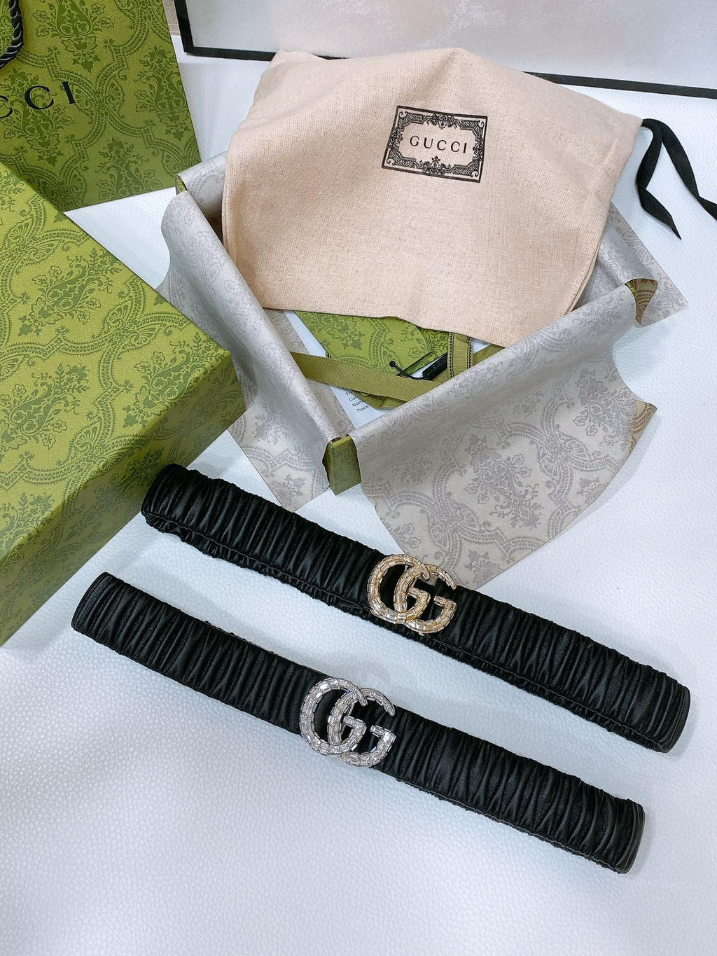 Gucci GG Marmont Elastic Belt