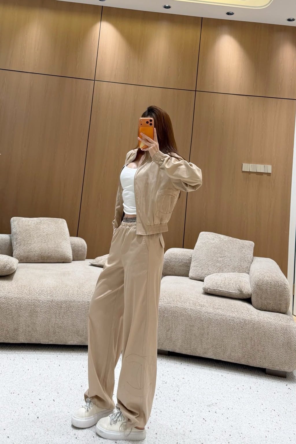Chanel Nylon Tracksuit Set