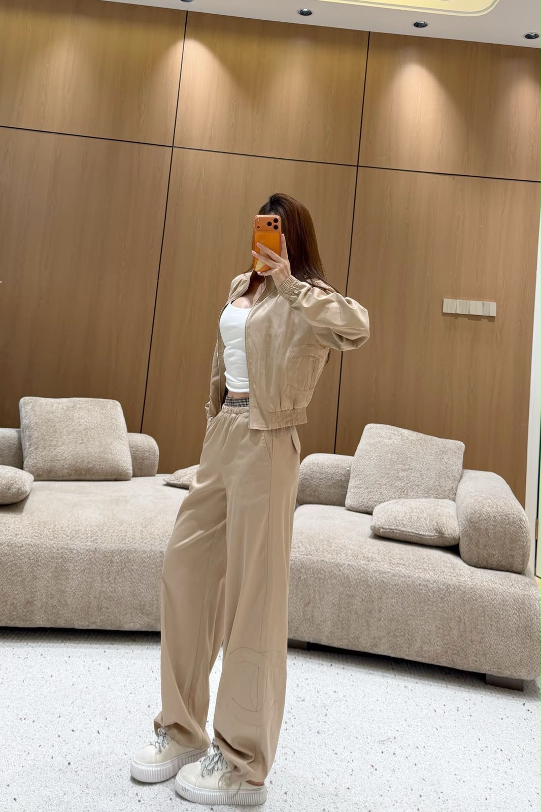 Chanel Nylon Tracksuit Set
