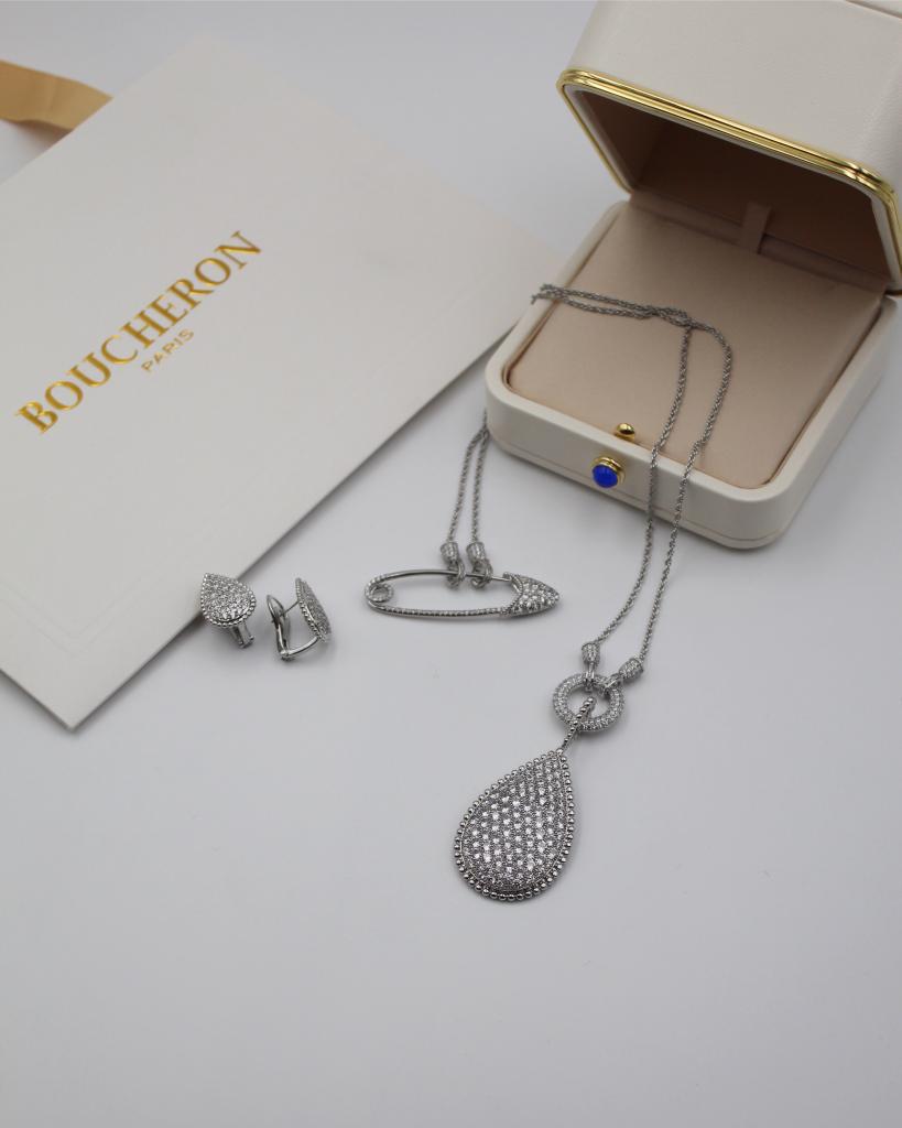 Boucheron Serpent Bohème Necklace, & Earrings Set