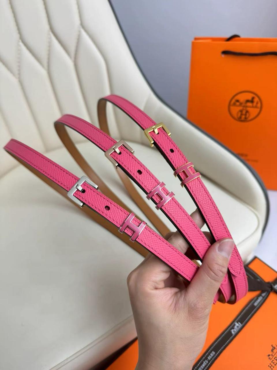 Hermès H Buckle Leather Belt