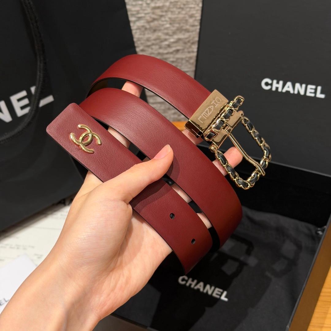 CHANEL — Chain Buckle Belt