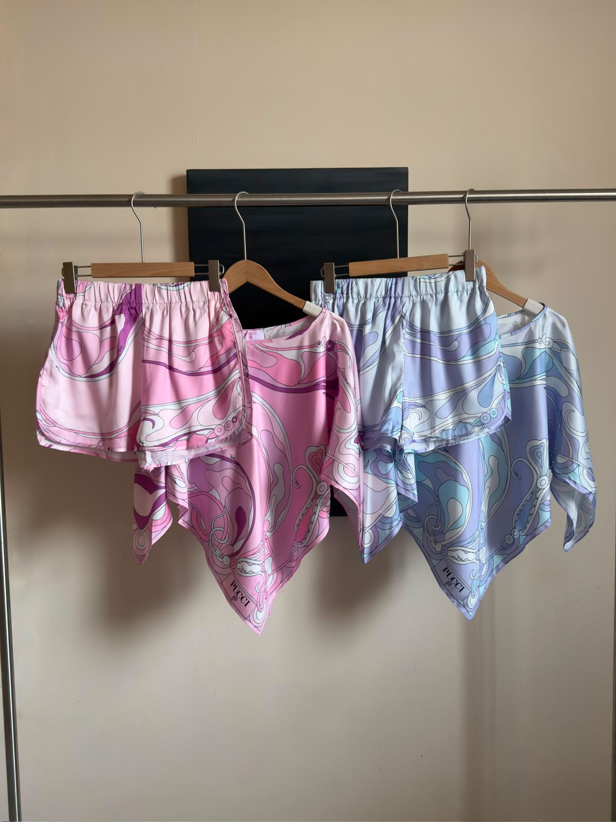 PUCCI Printed Top and Shorts Set