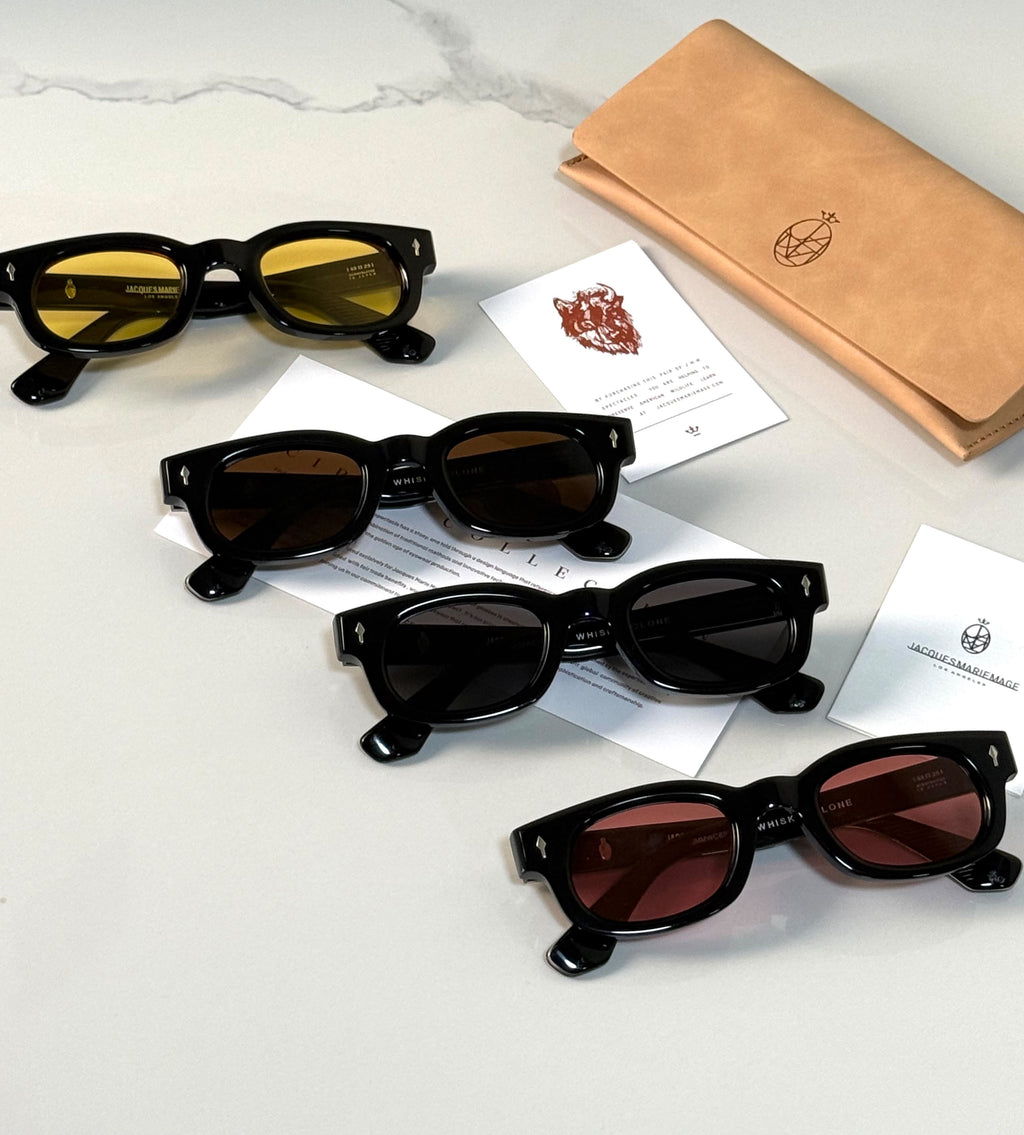 Jacques Marie Mage Luxury Sunglasses with Leather Case