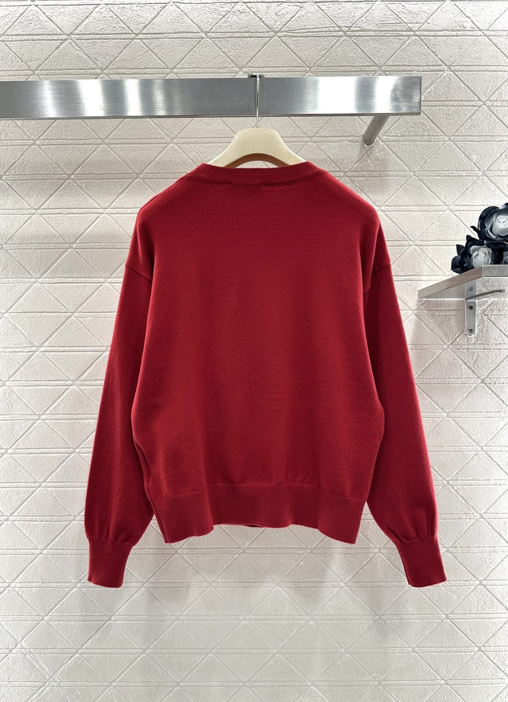 Miu Miu Red Knit Cashmere