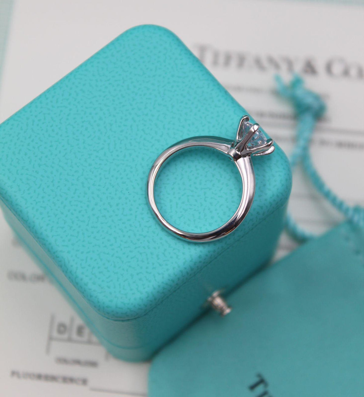 Tiffany & Co. Solitaire Diamond Engagement Ring
