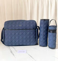 Dior Navy Cannage Front Zip Baby Bag Set