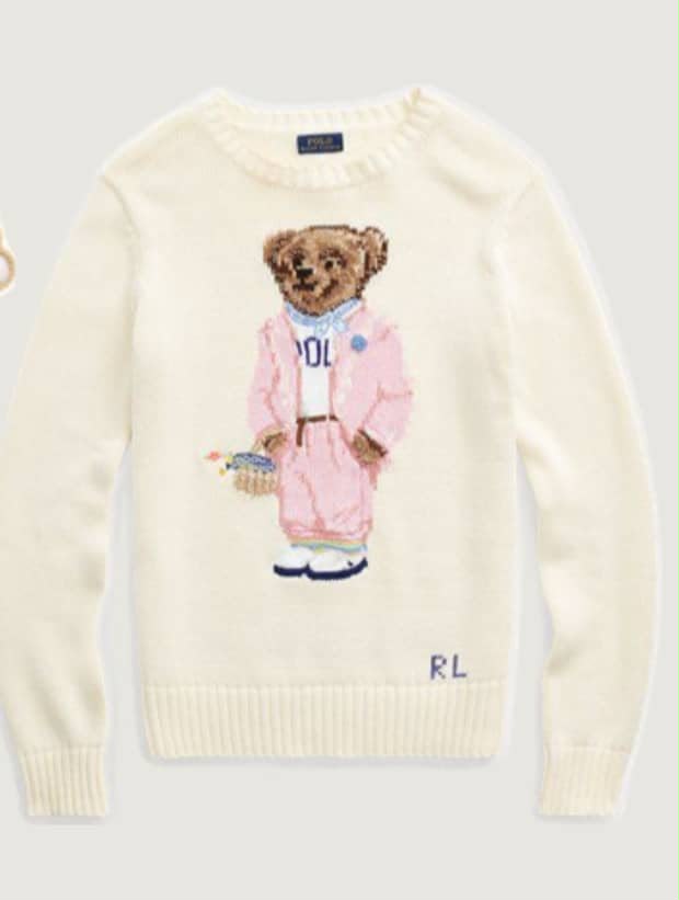 Polo Ralph Lauren — Polo Bear Cotton Crewneck Sweater