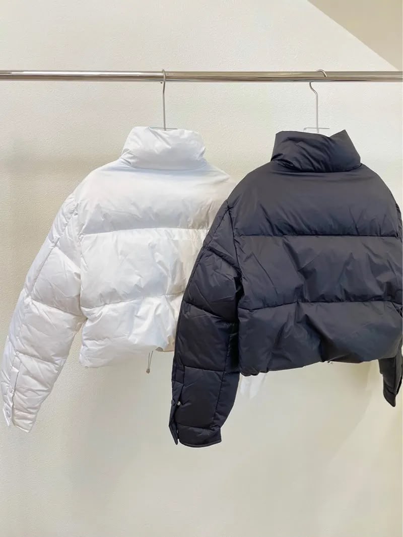 Prada Re-Nylon Cropped Puffer Jacket