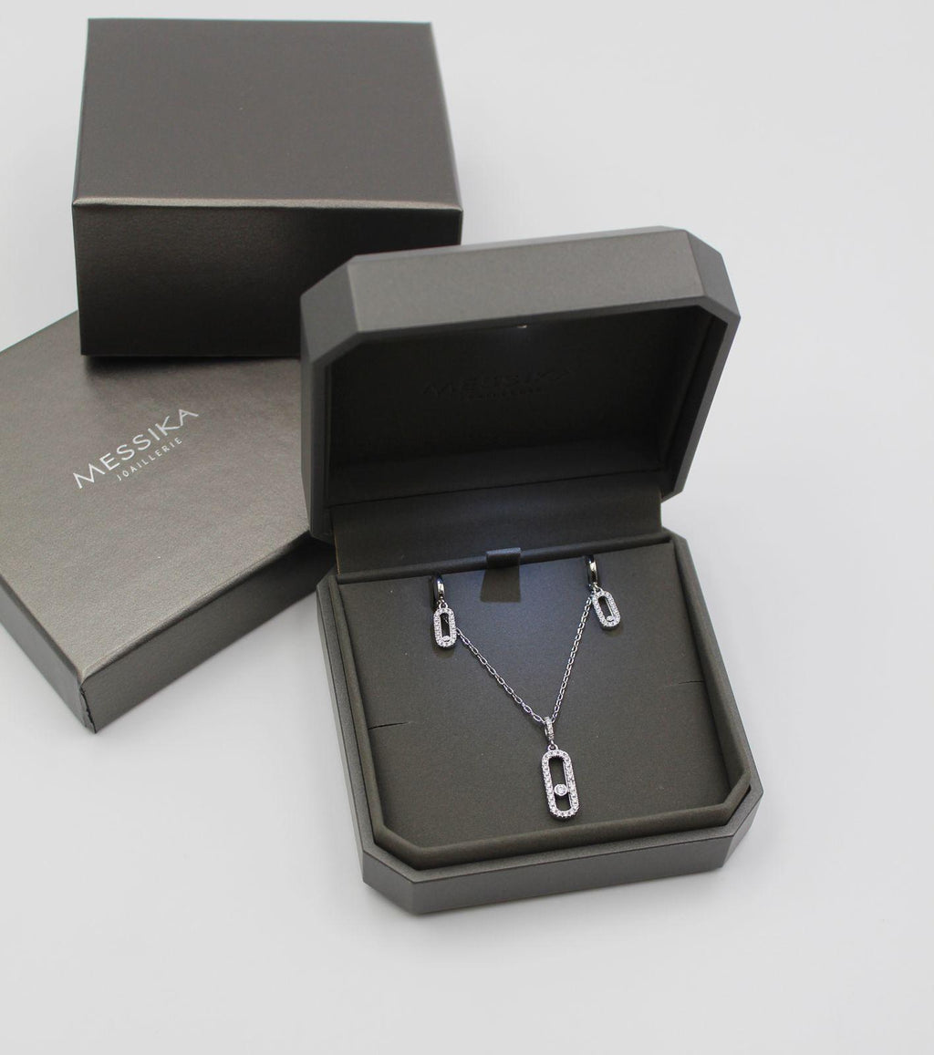 Messika Move Uno Necklace & Earrings