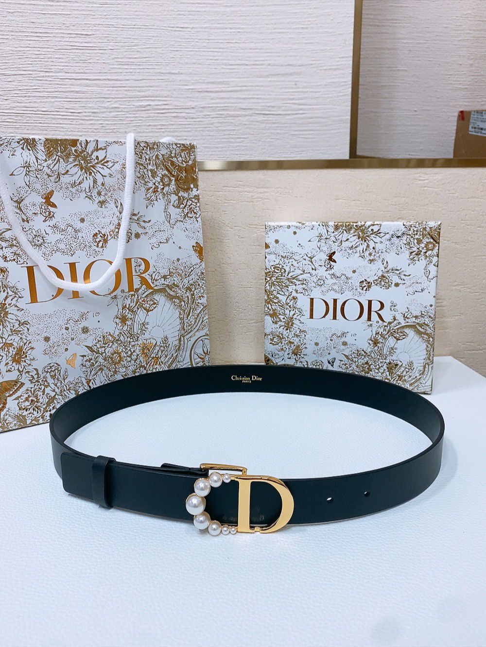 Dior CD Pearl Belt