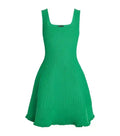Maje Ribbed Knit Skater Dress