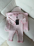 Gucci GG Knit Newborn Romper Hat Blanket Set