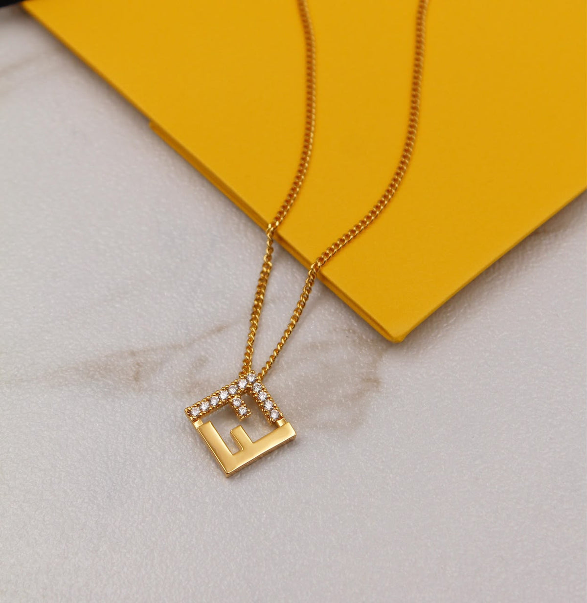 Fendi FF Gold Necklace