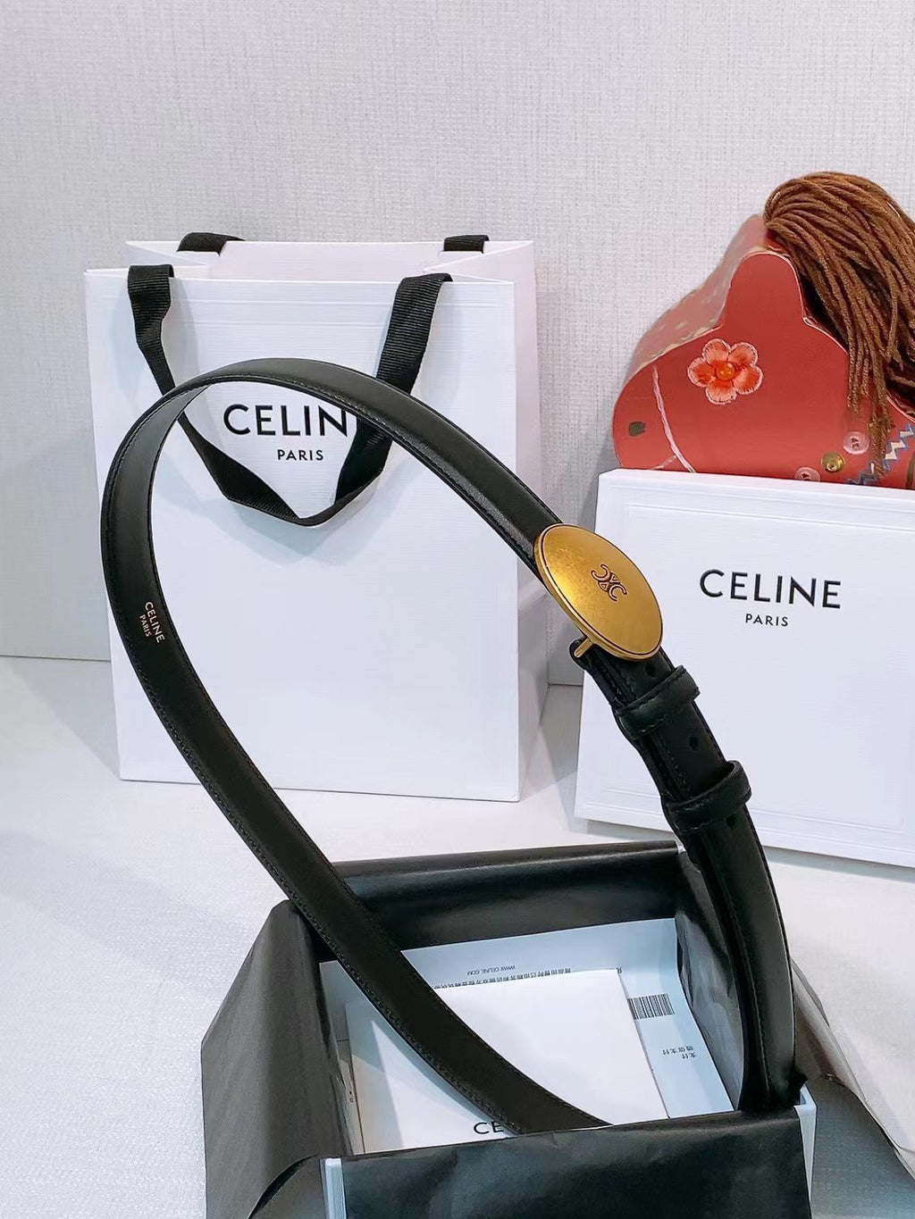 CELINE — Celine Boucle Belt