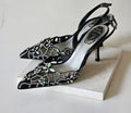 René Caovilla Cleo Crystal-Embellished