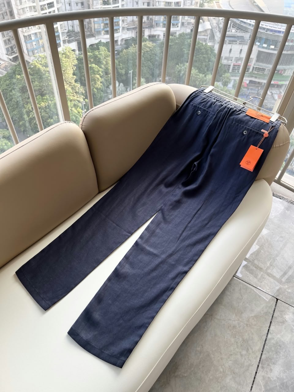 HERMES Drawstring Trousers