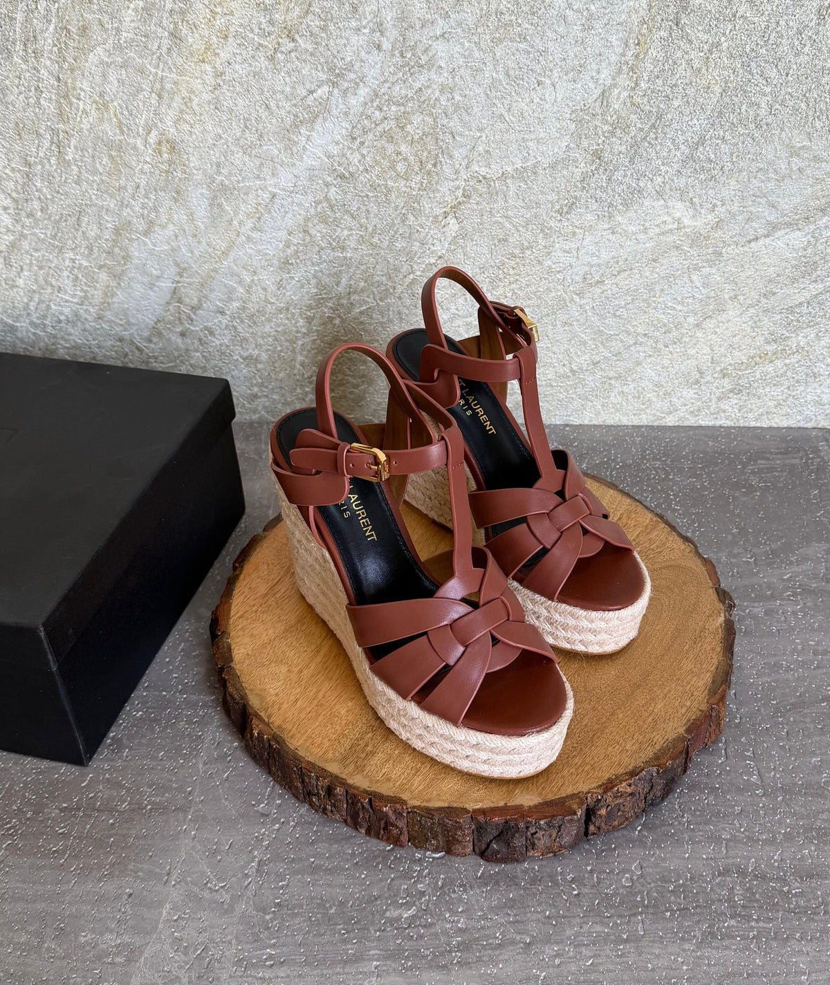 YSL Espadrilles Wedge Sandals
