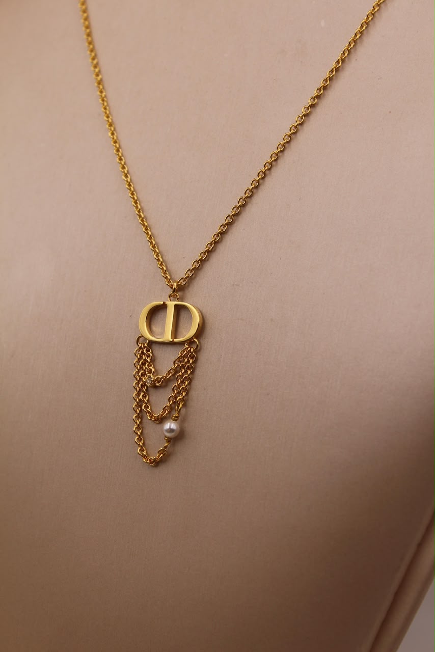 Dior CD Gold Jewelry necklace