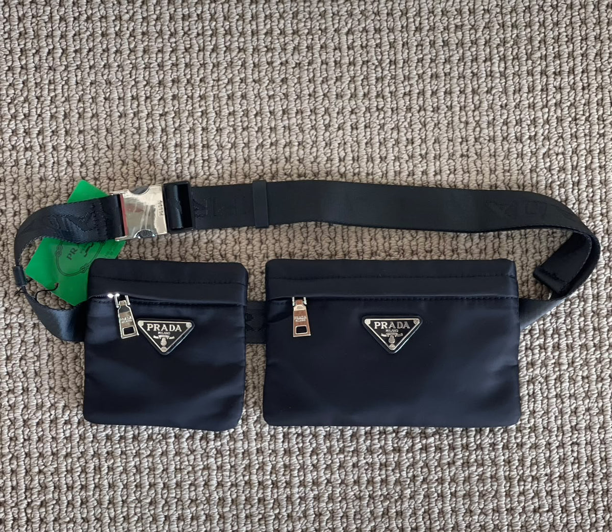 Prada Double Pouch Belt
