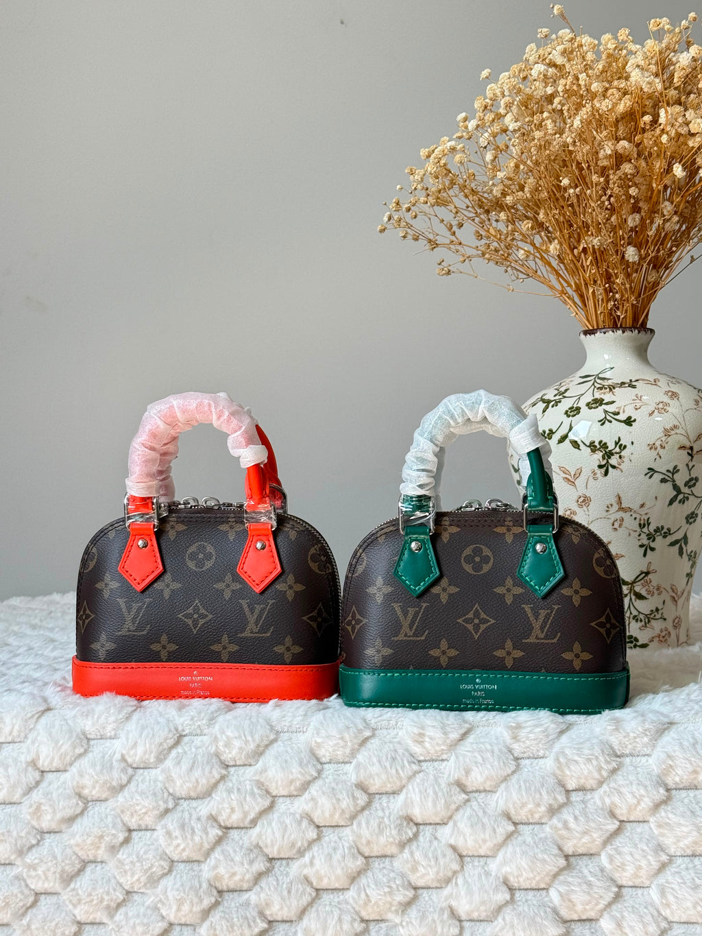 Louis Vuitton Alma BB Monogram with Colored Trim