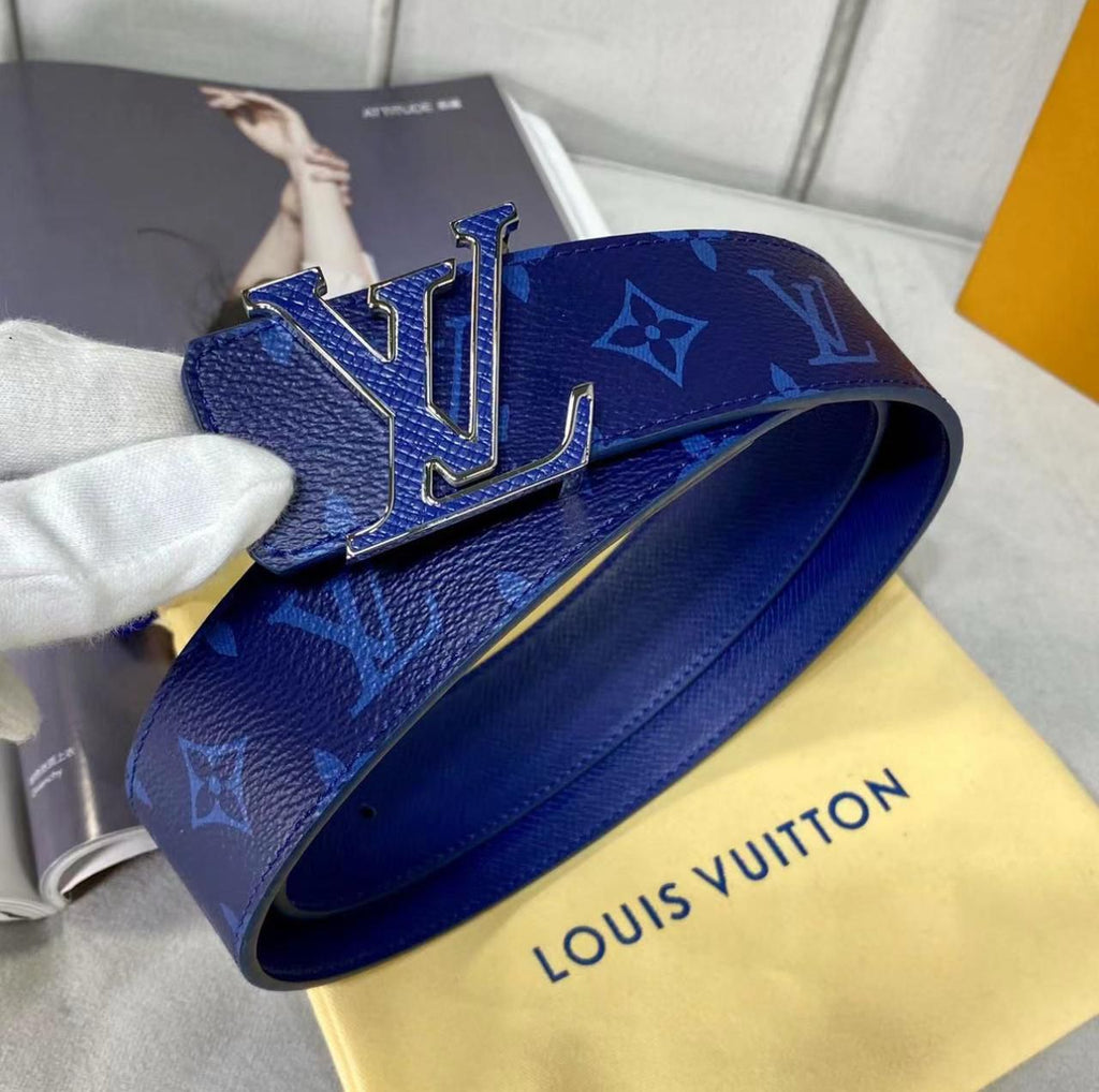 Louis Vuitton LV Initiales Monogram Eclipse Belt