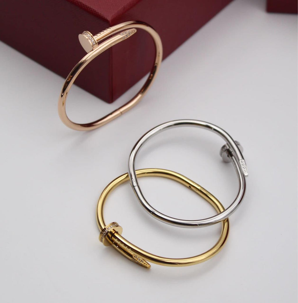 Cartier Juste un Clou Bracelet in Yellow Gold with Diamonds