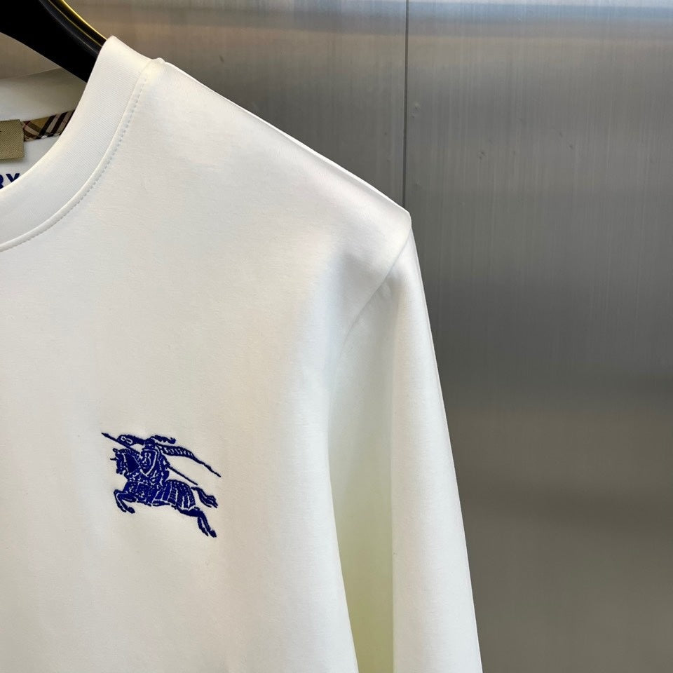 Burberry Blue Knight Crew Neck Sweatshirt