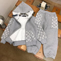 Louis Vuitton Kids Grey Monogram Hooded Set