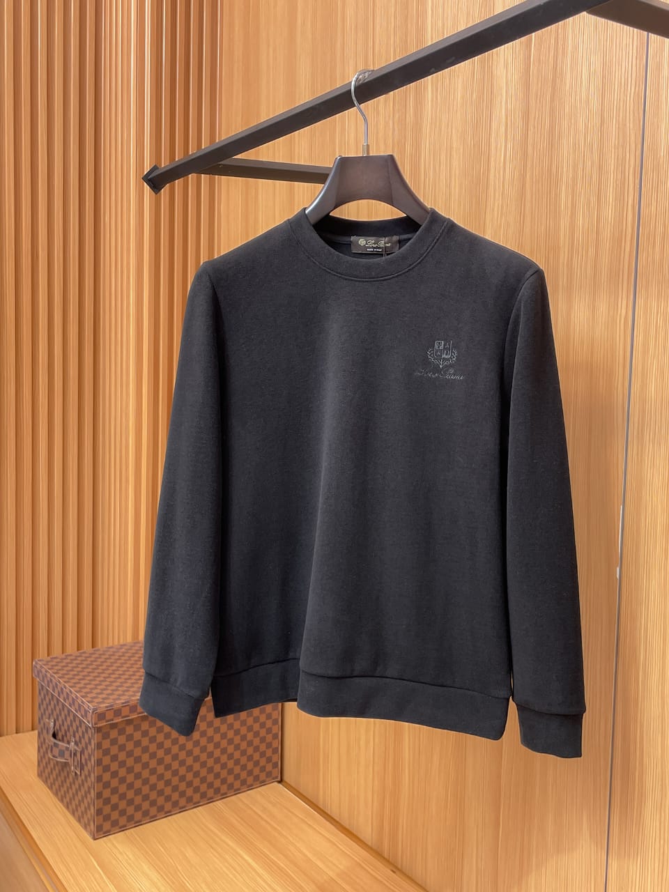 Loro Piana Men's Black Sweatshirt