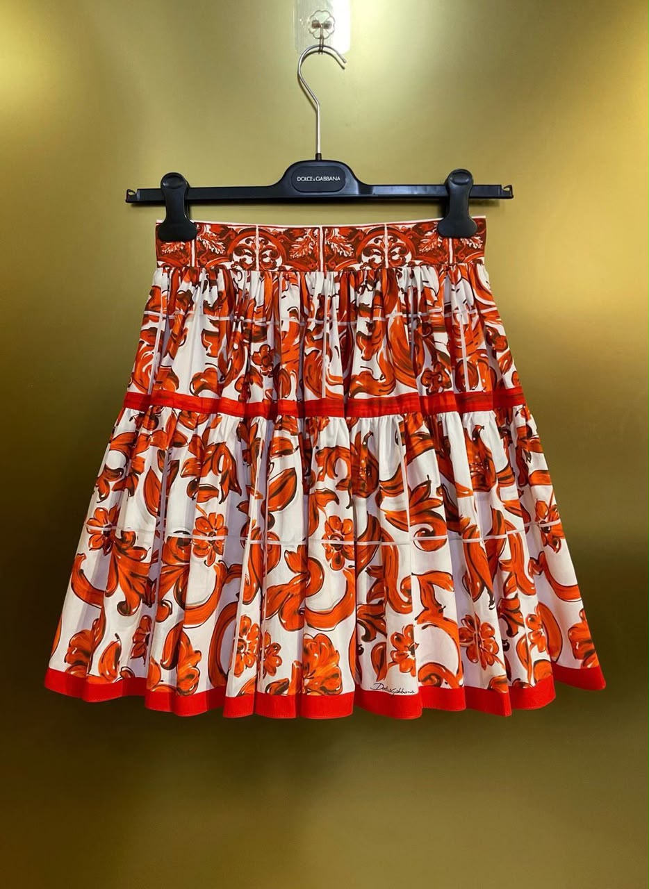 Dolce & Gabbana Majolica-Print Cotton