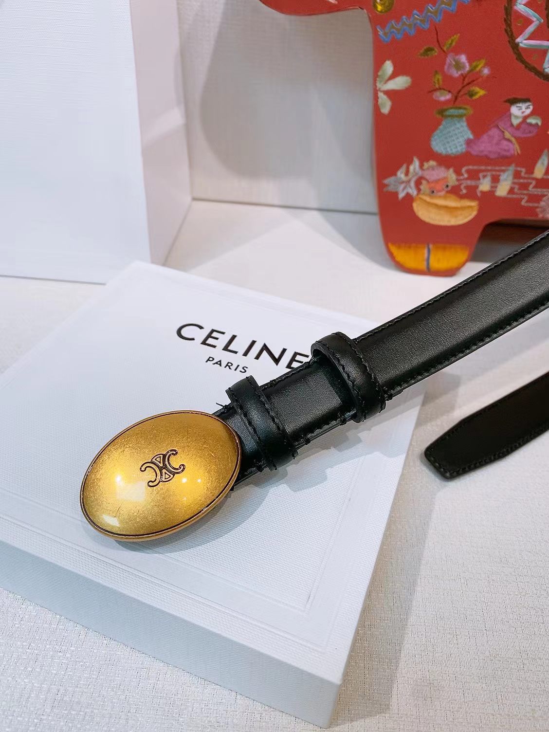 CELINE — Celine Boucle Belt