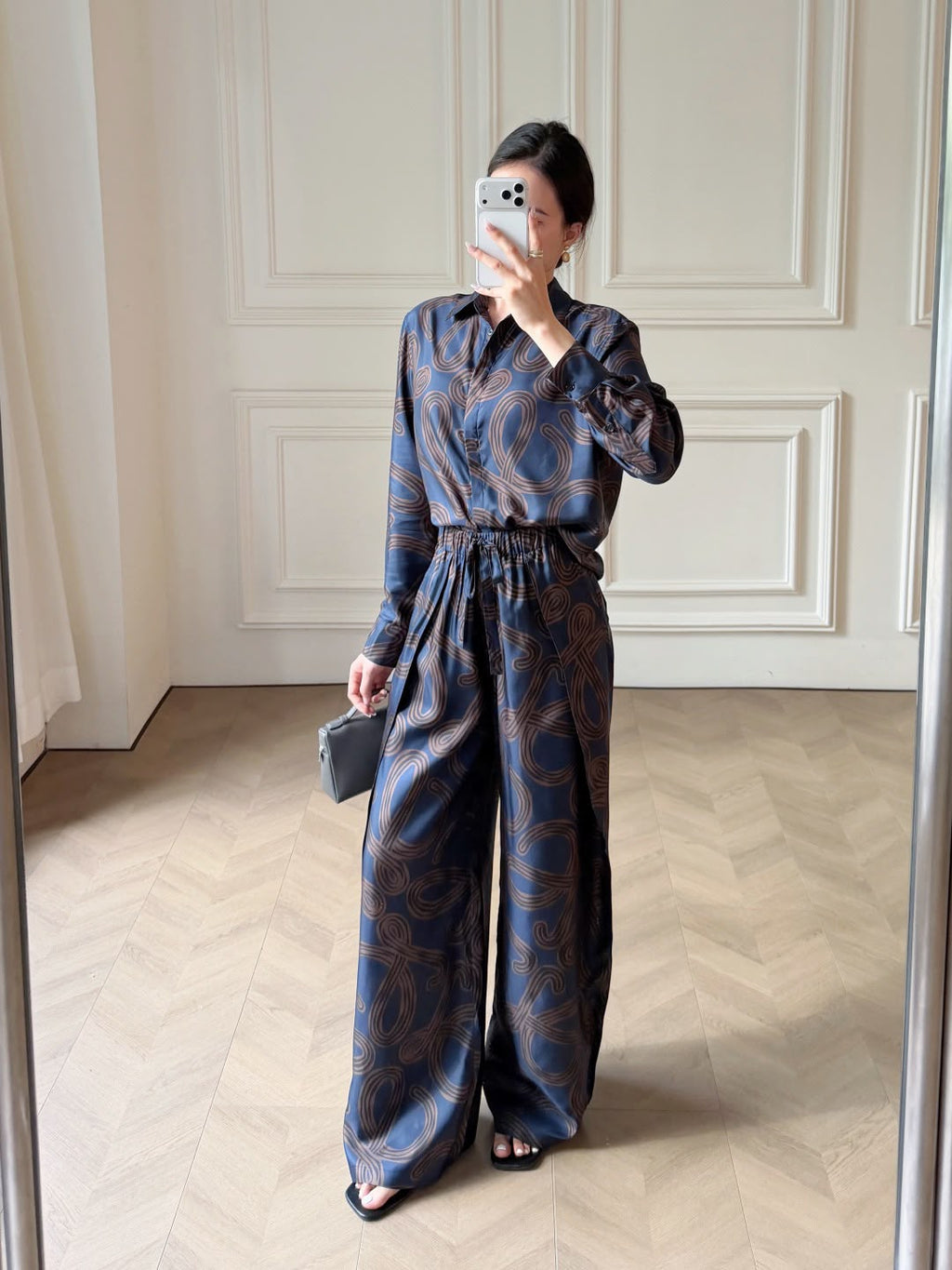 Loewe Printed Silk Twill Shirt